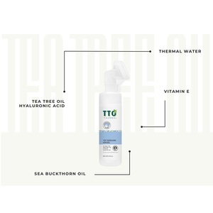 Espuma Limpiadora Facial TTO Thermal de 200 ml, Limpiador Facial Suave con Aceite de Árbol de Té, Espuma Hidratante para la Suciedad, Grasa, Puntos Negros y Maquillaje - Product Image 1