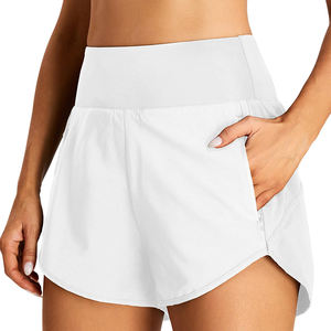 Nouveau pantalon de plage de yoga de couleur unie de grande taille pour femmes Shorts de plage vierges personnalisés pour femmes - Product Image 1