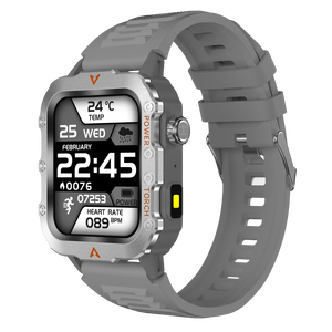 Montre connectée Q11 pour la pression artérielle, moniteur de fréquence cardiaque et de sommeil, étanche IP67, écran tactile, pour hommes et femmes - Product Image 2