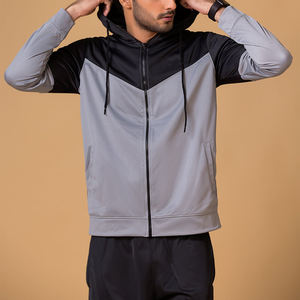 Chándales con cremallera y logotipo personalizado para hombres y mujeres, ideales para equipos y ropa deportiva - Product Image 1