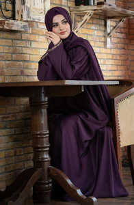 Wisdom Drape Mujer Tallas grandes Abaya Diseño negro personalizable para fiestas occidentales Colores personalizados de moda Musulmán tradicional - Product Image 4