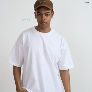 T-shirt oversize à épaules dénudées en jersey épais style streetwear - Product Image 5