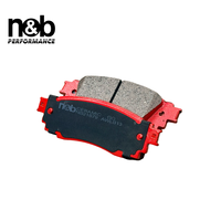 N & b bantalan rem keramik NAO kinerja bebas Tembaga untuk bantalan rem TOYOTA RAV4 C-HR Camry D1879 04466-02370 bantalan rem AN-947K