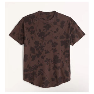 Camiseta de manga corta de la mejor calidad 2025 para hombre, moda de otoño e invierno, malla de Color sólido, transpirable, deportiva, delgada - Product Image 1