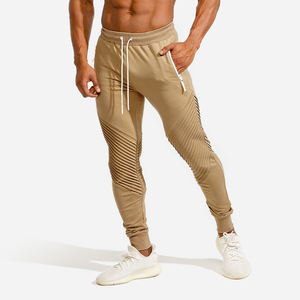 Vente en gros de pantalons de survêtement pour hommes vêtements de rue personnalisés pantalons de jogging pour hommes de sports d'été - Product Image 1