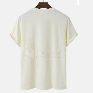 Camisetas Transpirables para Hombre con MOQ Bajo, Diseño de Logotipo Personalizado, Tela de Felpa de Poliéster/Algodón, Secado Rápido, Venta al Por Mayor - Product Image 2