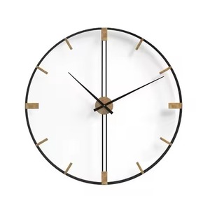 Dernières horloges murales pour intérieur salon maison et bureau horloge murale design avec horloge de table en forme d'hexagone en métal - Product Image 6