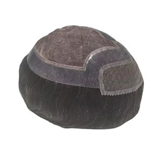 Perruque en cheveux naturels 100% humains, mono front lace, toupet, patchs, prothèse capillaire, Taz Hair BD, haute qualité - Product Image 3