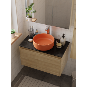 Lavabo de Cerámica HERA Color Mandarina 9514B-M110 - Product Image 1
