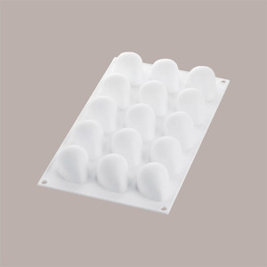 Realistic Strawberry <b>Silicone</b> Mold 48x37H23 mm for Dessert Making - Product Image 3
