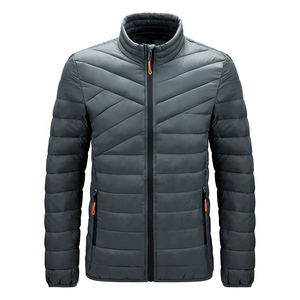 แจ็กเก็ตขนเป็ดสำหรับผู้ชายเสื้อแจ็คเก็ตบุนวมโอเวอร์ไซส์สำหรับฤดูหนาวโลโก้แบบใหม่ - Product Image 1