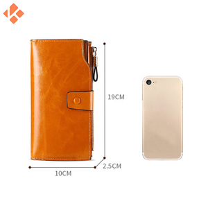 Vente chaude mode en gros marque personnalisée de haute qualité porte-cartes doux homme portefeuille en cuir véritable hommes Long portefeuille pour hommes - Product Image 4
