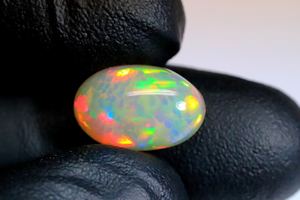 Impressionnant cabochon d'opale éthiopienne pierre de forme ovale polie lisse pierre précieuse d'opale éthiopienne idéale pour la fabrication de bijoux - Product Image 6