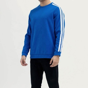 Hot Design OEM Custom Logo <b>Men</b> Sweatshirt Lightweight Thermal Stripped <b>Long</b> <b>Sleeves</b> Style <b>Men</b> Street Wear Sweatshirt - Product Image 4