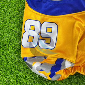 Maillot de football américain unisexe personnalisé, impression par sublimation, séchage rapide, respirant, maillot de football américain personnalisé - Product Image 4