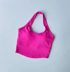 Summer New Sports Bra Soutien-gorge antichoc pour femmes Running Gathering Bra Hanging Neck Back Fitness Tank Top - Product Image 5