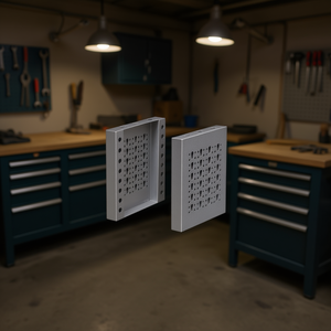 Usag 200 mm Poteaux de support pour armoires à outils – Accessoires de rangement métalliques de qualité supérieure - Product Image 3