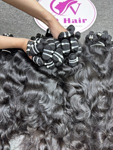 Extensions de cheveux vierges 100% naturels vietnamiens bruts, ondulés, d'un seul donneur, cuticules alignées, double trame tissée à la machine, vente en gros - Product Image 2