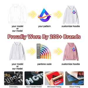 Sweats à capuche décontractés à manches longues en polyester personnalisés pour hommes, automne-hiver - Product Image 3