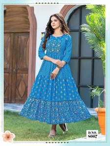 ชุดกาวน์ผ้าเรยอนบริสุทธิ์พิมพ์ลายหลากสีสำหรับงานแต่งงานและงานปาร์ตี้ - Product Image 2