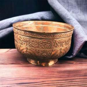 Recién llegado, cuenco de cobre con acabado antiguo con diseño único con cuenco de cobre de trabajo de diseño martillado al mejor precio - Product Image 2
