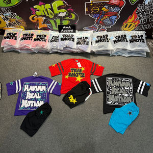 Conjunto de Camiseta y Pantalones Cortos Ligeros para Hombre, Temporada de Verano 2025, Nuevo Conjunto Doble para Hombre, en Cantidad al por Mayor - Product Image 3