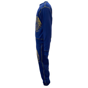 Conjunto de Sudadera con Capucha y Pantalones Deportivos con Estampado Personalizado y Costuras en Contraste, Nuevo Diseño, Traje Deportivo Informal de Algodón, Corte Holgado - Product Image 3