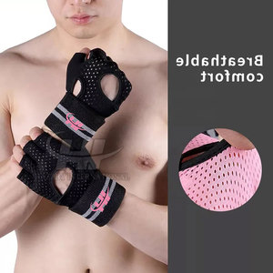 Gants de fitness en cuir pour la musculation avec grip antidérapant, tissu respirant, fermeture facile au poignet - Product Image 5