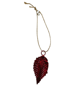 Suministros festivos para fiestas Adornos de decoración Colgante en forma de corazón para árbol de Navidad Corazón de metal de Navidad - Product Image 1