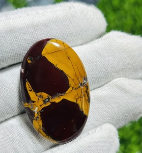 Piedras preciosas de jaspe de cristal suelto de alta calidad, collar de amatista de Jade de ópalo Mookite Natural, curación de energía, cabujón caído de cuarzo - Product Image 4