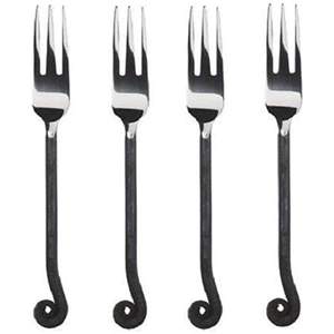 Vente en gros de 10 cm fourchette à dessert en métal cuillère fête or mini fourchette cuillère à dessert cuillère et fourchette avec utilisation à la main - Product Image 4