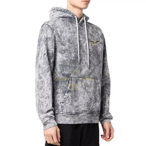 Qualité supérieure Sweats à capuche délavés à l'acide pour hommes grande taille Vêtements pour hommes sweats à capuche délavés à l'acide - Product Image 2