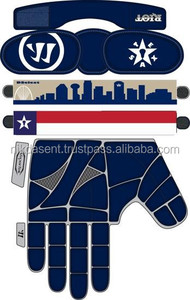 Custom Logo American Football Wide Receiver Gloves <b>Silicon</b> Palm Super Sticky Fielding Gloves Cold Weather Rugby Made Leather - Product Image 6