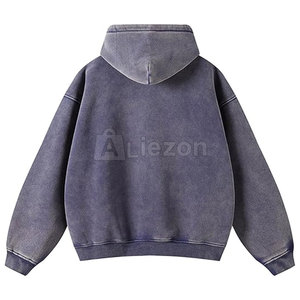 Vente en gros de service OEM Sweats à capuche délavés à l'acide pour hommes Dernier modèle Fabriqué au Pakistan Sweats à capuche délavés à l'acide - Product Image 2