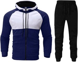 Ensemble de survêtement en polaire en gros, sweat-shirt chaud d'hiver + pantalon de survêtement, survêtement en polaire unisexe, survêtement pour hommes - Product Image 3