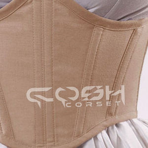 Ceinture amincissante noire, corset court sous le buste |   Autres couleurs également disponibles - Product Image 3