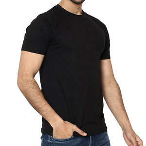 Camiseta de Algodón de Corte Ajustado para Hombre, Estilo Urbano, Informal, de Manga Corta, Holgada, para Uso Diario, Verano, Cómoda, OEM, ODM - Product Image 1