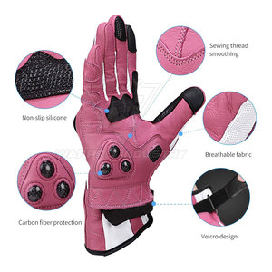 Gants de moto durables, respirants, compatibles avec les écrans tactiles, accessoires de conduite, gants de moto sportifs - Product Image 4