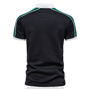 Polos transpirables de secado rápido profesionales hechos a medida, venta al por mayor, tela de punto de buena calidad, opciones de talla grande - Product Image 3