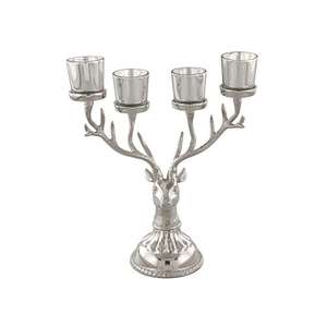 Portavelas Vintage decorativo para vacaciones y festivales, portavelas con escultura de animales antiguos de Metal fundido, precios fiables - Product Image 6