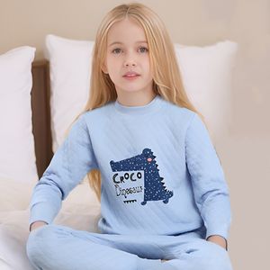 Ropa de dormir 100% de algodón de alta calidad para niños y niñas, pijamas adorables de dibujos animados, conjunto de 2 uds. - Product Image 2