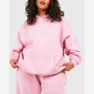 Sudadera con capucha y cremallera de gran tamaño para mujer, sudadera con cremallera completa de mezcla de algodón suave con ajuste relajado y bolsillos delanteros para uso informal diario - Product Image 4