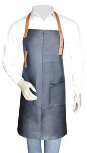 Delantales de cuero de Hospitality Bluff con correa de cuello real de color tostado, 2017 - Product Image 2