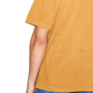 T-shirt en coton pour homme Tissu tricoté quantité minimale de commande bas Taille personnalisée adulte pour la vente en ligne - Product Image 6