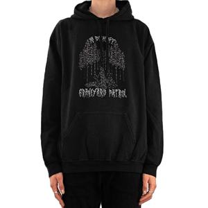 Ropa de calle de invierno para hombre, sudaderas con capucha gruesas, logotipo personalizado bordado, sudaderas adornadas a la moda con diamantes de imitación, venta al por mayor - Product Image 2