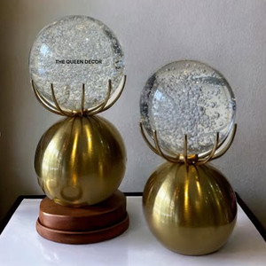 Escultura Decorativa con Diseño de Aves Voladoras, Acabado Dorado, Nueva Llegada, Base Larga de Mármol y Metal de Aluminio - Product Image 6