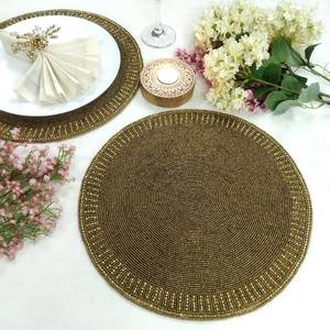 Handmade <b>Beaded</b> <b>Placemats</b> for Table Decoration - Product Image 3