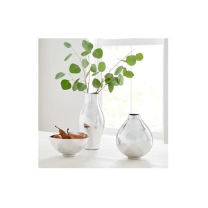 New Arrival Designer Aluminum Flower Vases Antique Finishing <b>Large</b> Size Flower Vases With Handmade Decorative Hot Selling IQBAL - Product Image 1