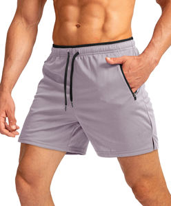 Pantalones Cortos Deportivos de Verano para Hombre, de Alta Calidad, Casuales, Transpirables, de Secado Rápido, con Diseño Sólido, al por Mayor, Personalizables - Product Image 1
