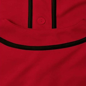 Maillot de softball unisexe rouge, noir et blanc personnalisé avec un design personnalisé, uniforme de sport de softball, maillots de baseball - Product Image 5
